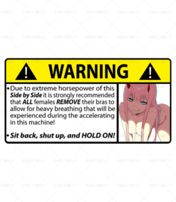 Zero Two Sexy Warning
