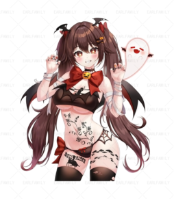 Hu Tao Tattooed Large Breasts