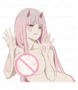 Zero Two Chest Against