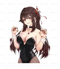 Hu Tao Sexy Big Breasts