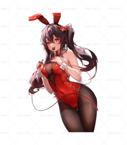 Hu Tao Big Breasts Bunny Girl