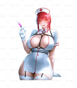 Nurse Makima Big Chest