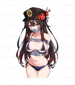 Hu Tao Binding Big Breasts