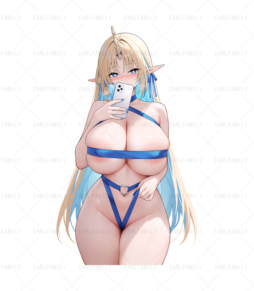 Naked Cartethyia Selfie