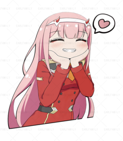 Zero Two Resting Face
