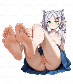 Frieren Under Skirt View Small Breasts