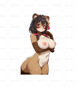 Naked Yunyun Cosplay Furry