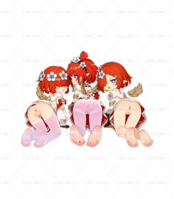 Loli Tribbie Back Kneeling