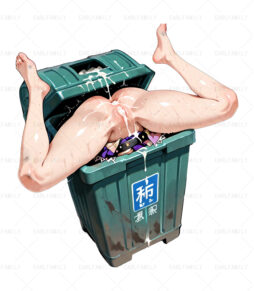 Hentai Butt In The Trash Can