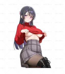 Mai Sakurajima Lift Up The Clothes