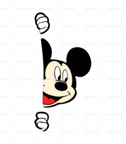 Mickey Peeking