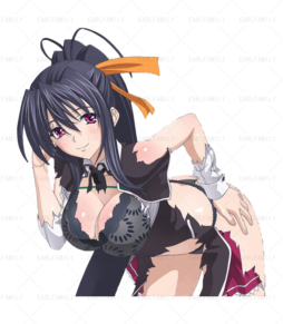 Akeno Touch The Bottom Of The Buttocks