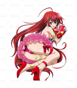 Rias Gremory Lying Down