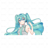 377036 Hatsune Miku 外加切到胸部以下 (3) 3211.1798.