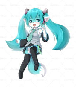 Hatsune Miku Furry