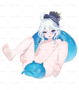 Furina Nude Lying Posture