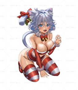 Furina Big Breasts Kneeling Posture