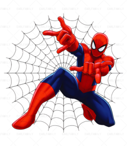 Spiderman With Cobwebs
