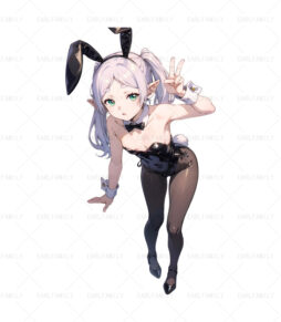 Frieren Black Stockings