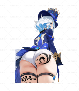 Furina Sexy Tattooed Butt