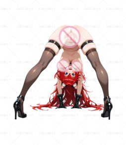 Rias Gremory Prone Position