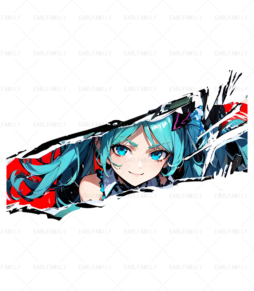 Hatsune Miku Eyes Slap