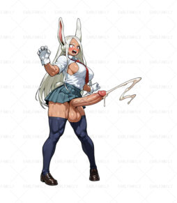 Mirko Ahegao Erection Futanari