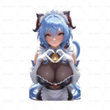 578671 Cat maid Ganyu 1 674.1200