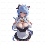 578672 Cat maid Ganyu 674.1200