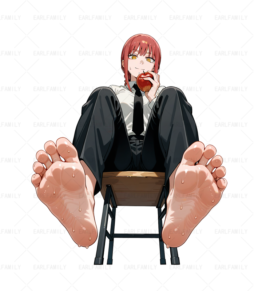 Makima Foot Fetishism