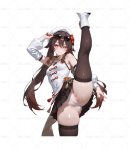 Hu Tao Show The Vagina