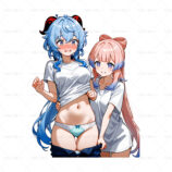 592286 sangonomiya kokomi,ganyu (genshin impact (2) 1057.1400