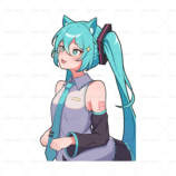 592415 Hatsune Miku 小元素不要，去字去边 (2) 1201.1825