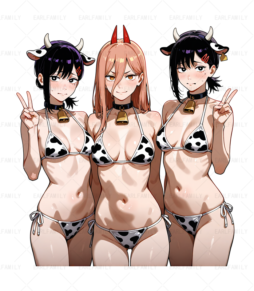 NSFW Cow Suit Power Higashiyama Kobeni