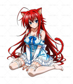 Rias Gremory Cute Cat
