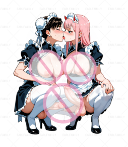 Futanari Zero Two x Chun Li