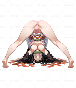 Kamado Nezuko Prone Posture