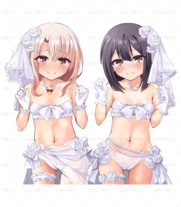 Wedding Loli Illyasviel Von Einzbern Car Sticker&Keychains