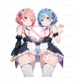 Sexy Rem x Ram Breast Against
