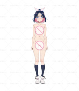 Naked Loli Aki Jougamine Car Sticker&Keychains