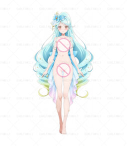 Naked Loli Cure Eclair Car Sticker&Keychains