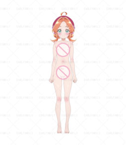Naked Loli Anna Akechi Car Sticker&Keychains