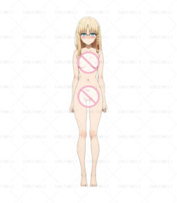 Naked Loli Reika Kurashiki Car Sticker&Keychains