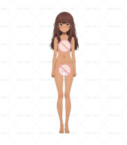 Naked Fate Loli Car Sticker&Keychains