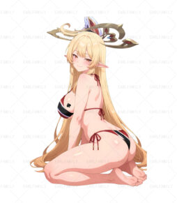 Genshin Impact Alice Car Sticker&Keychains
