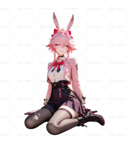 Bunny Evanescia Car Sticker&Keychains