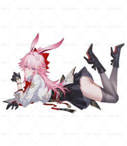 Lying Evanescia Car Sticker&Keychains