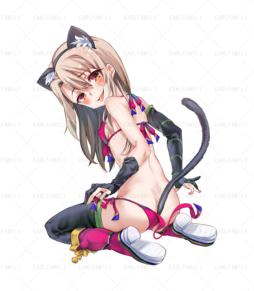 Cat Loli Illyasviel von Einzbern 18+ Car Sticker&Keychains