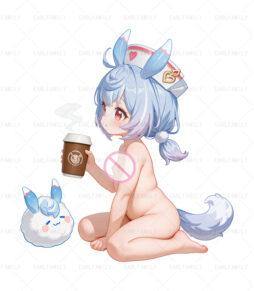 Naked Sigewinne Genshin Impact Car Sticker&Keychains