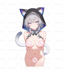 Cat Honkai Star Rail Cipher 18+ Car Sticker&Keychains